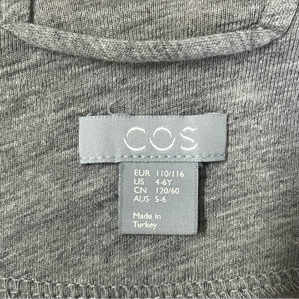 COS Kids Raglan Sleeve Zip Up Overcoat Jacket